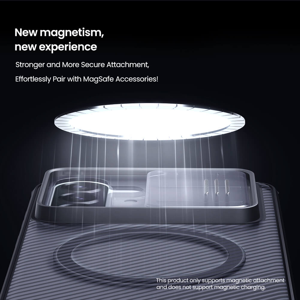 Чехол-крышка NILLKIN для Samsung Galaxy A57 (серия CamShield Pro Magnetic case Clear version)